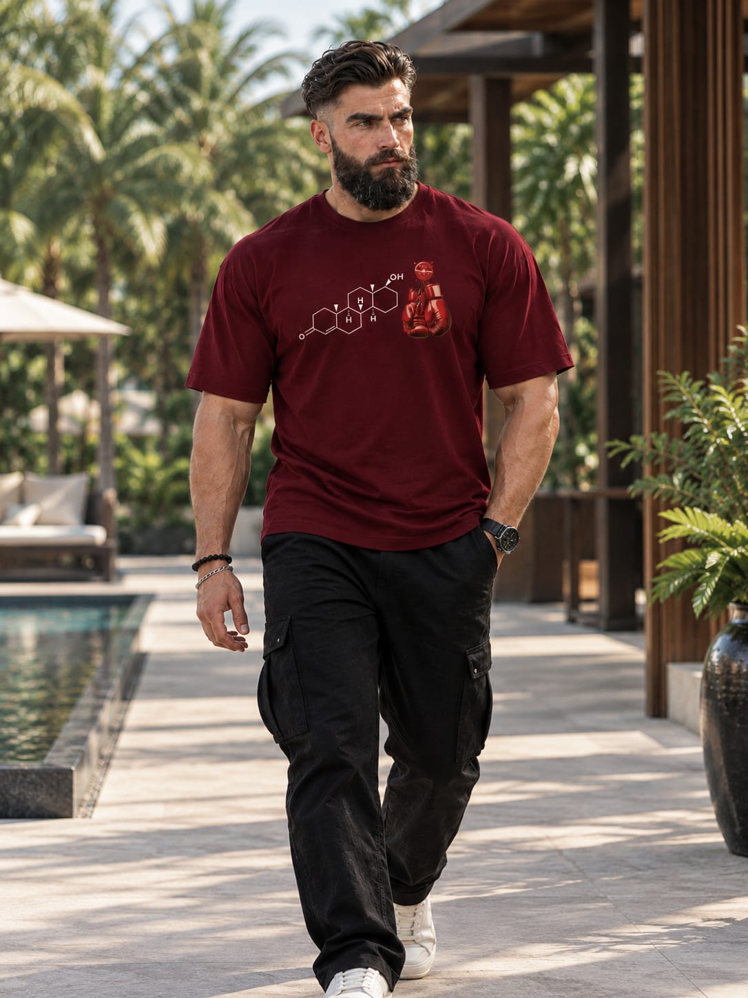 ZERO STATE FORGE T Shirt MAROON