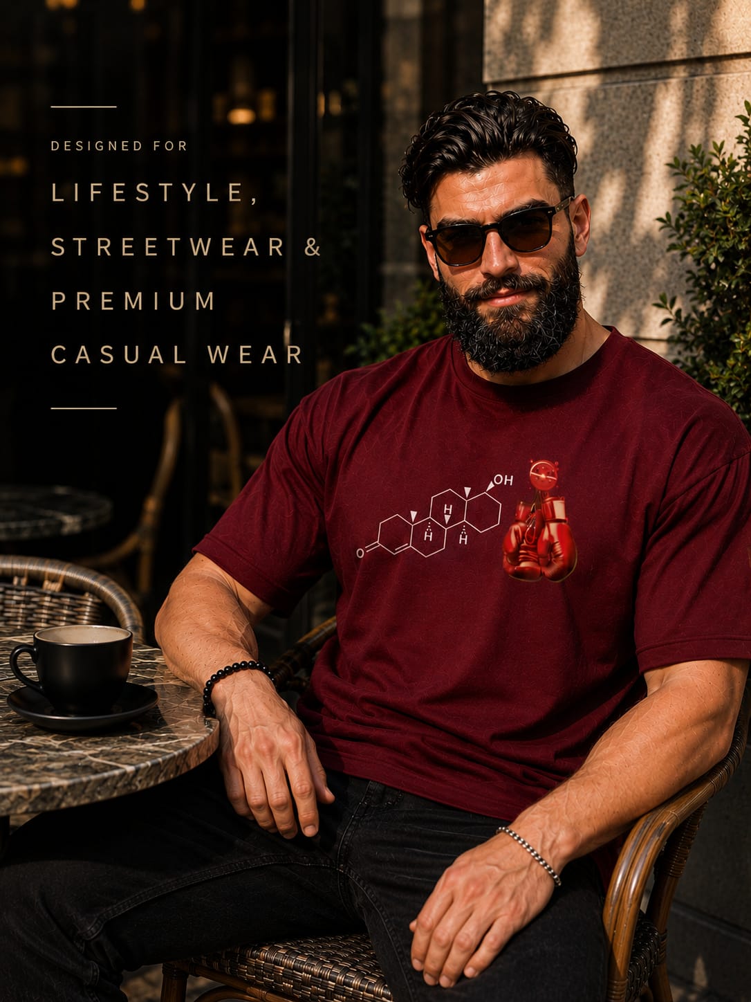 ZERO STATE FORGE T Shirt MAROON